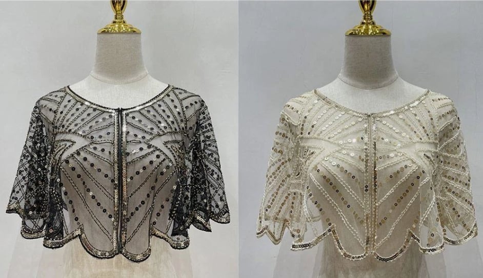 🔥Buy 2 items and get 15% off🔥 Vintage Lace Beaded Shawl