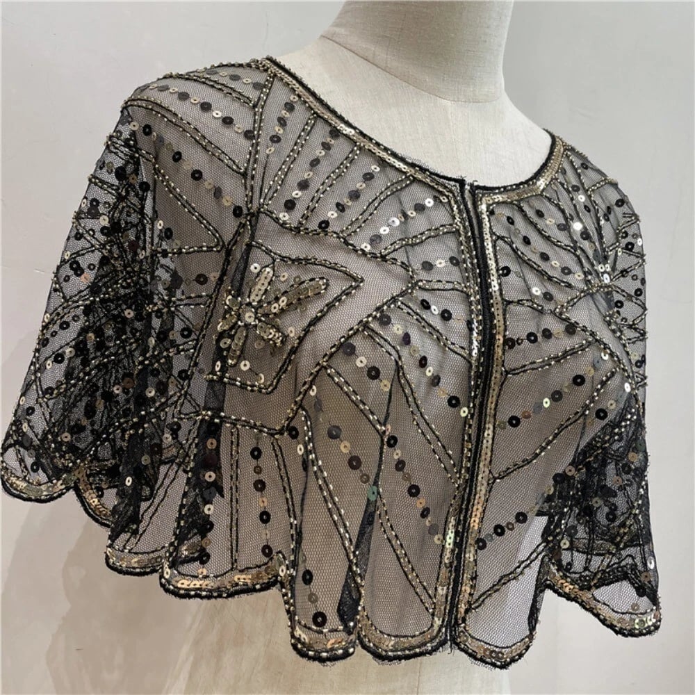 🔥Buy 2 items and get 15% off🔥 Vintage Lace Beaded Shawl