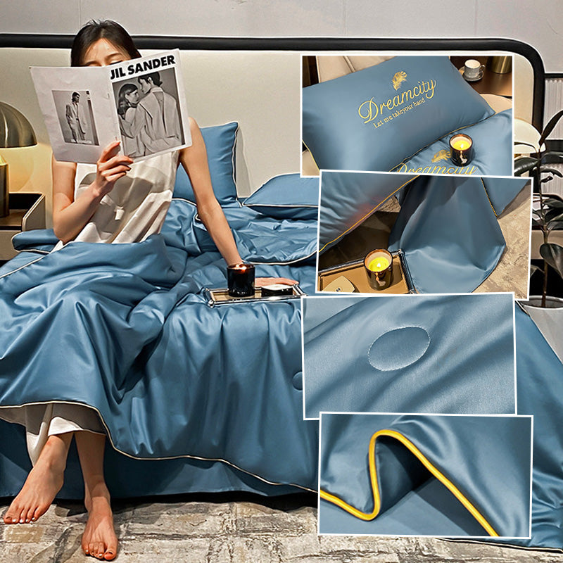 🔥 Summer Simple Ice Silk Quilt🎁Suitable for spring, summer and autumn