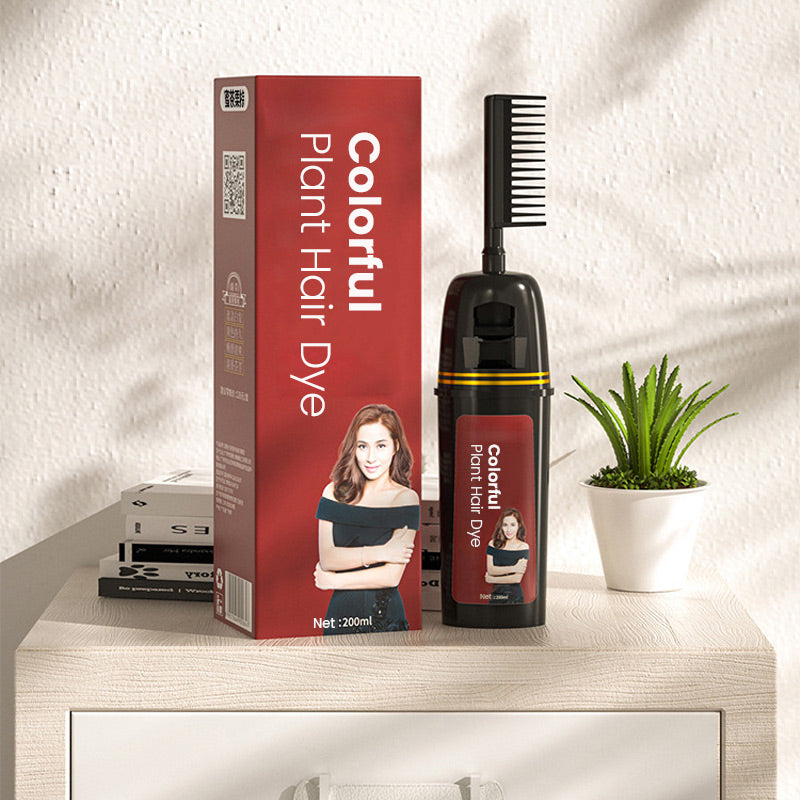 🔥50% Off🔥Colorful Plant Hair Dye - With Innovative Comb Applicator