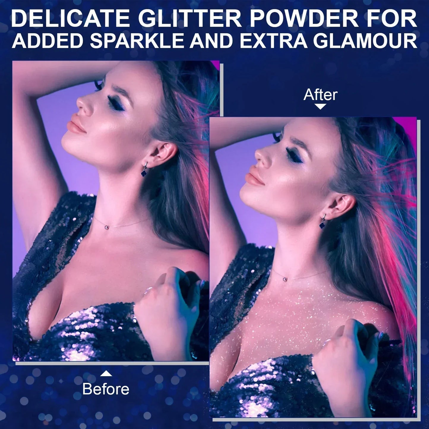 š„Hot SalešWaterproof Glitter Spray Stage Party Hair and Clothes