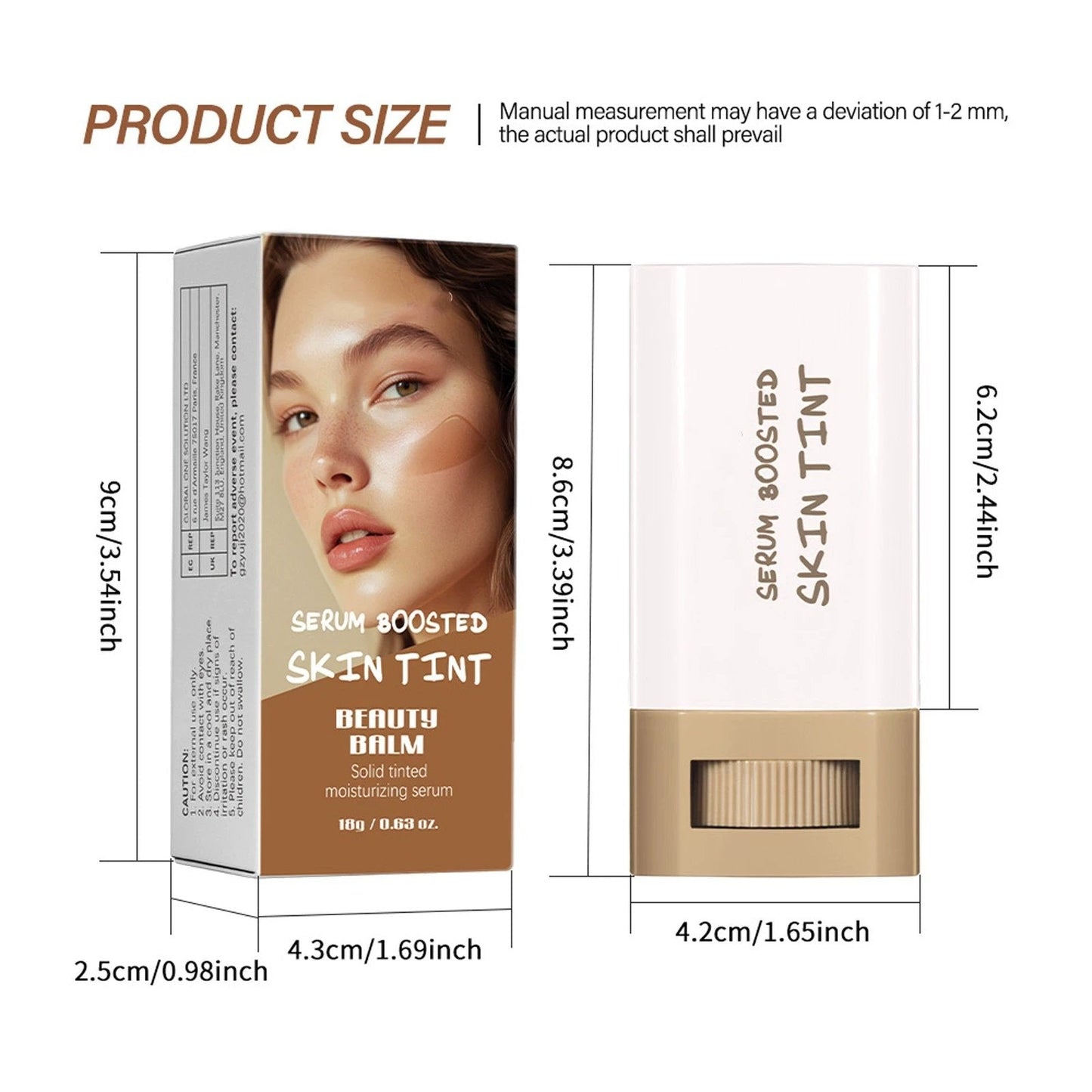 🔥Limited Time Discount-49% Off🔥Foundation Stick Beauty Balm Serum Boosted Skin Tint