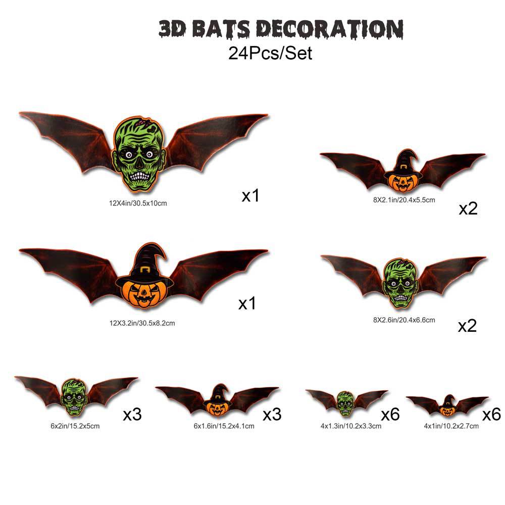 🎅Halloween 50% Off Sale🦇Halloween 3D Lighted Bats