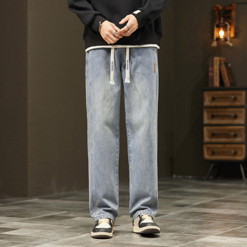 👖 50% OFF NOW! ☀️ Men's Loose Fit Straight Jeans – Lightweight, Breathable & Versatile – Cool Summer Comfort 🏃♂️