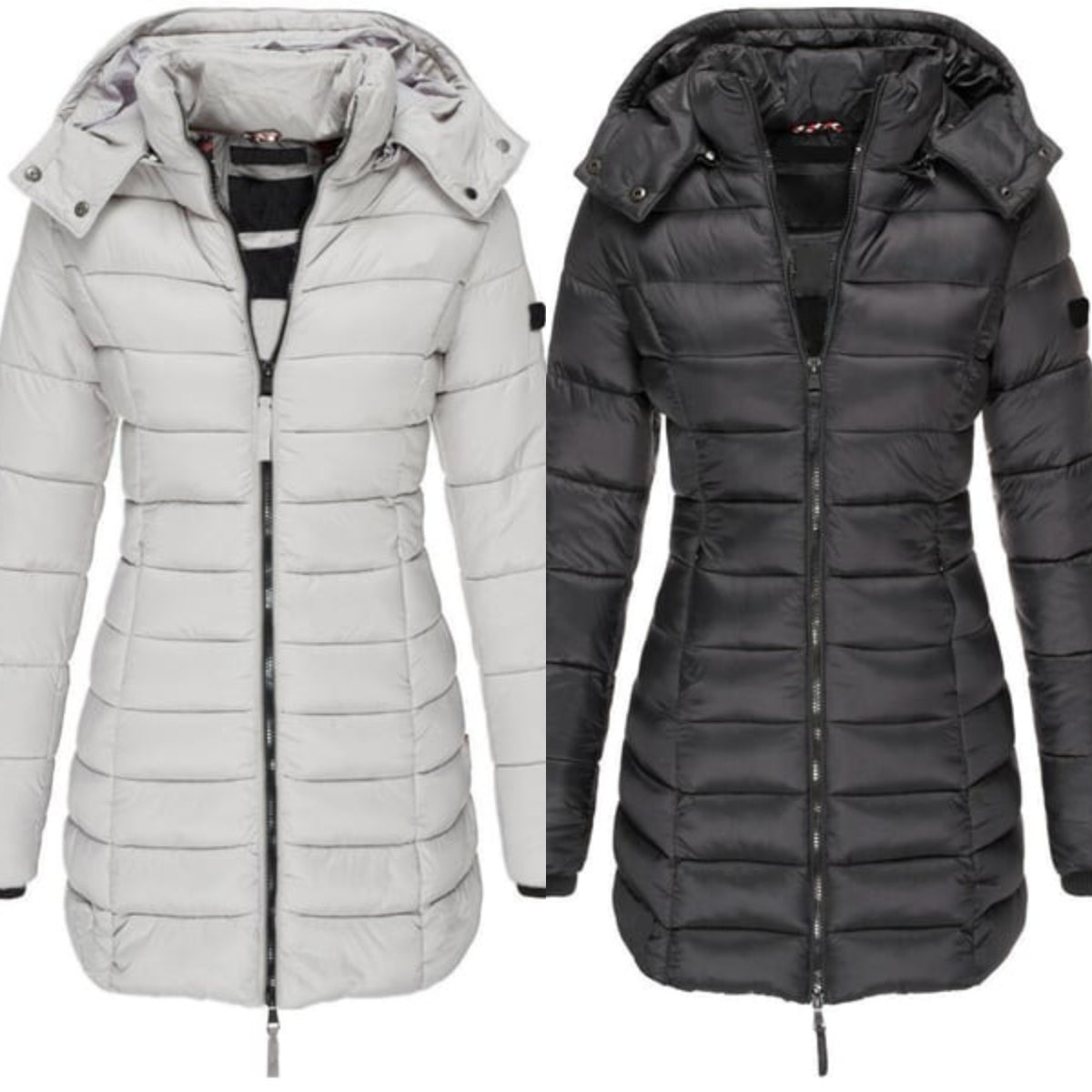 Winter women's mid-length padded jacket warm hooded jacket【FREE SHIPPING】