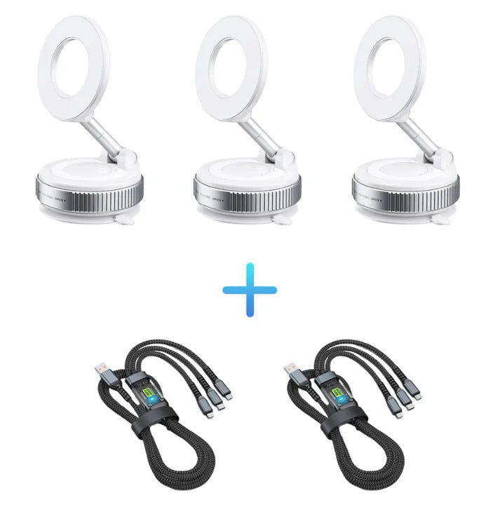 🔥Best Seller🔄360° Adjustable Vacuum Magnetic Phone Holder📱🚗