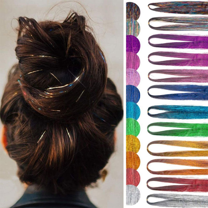 ❄️ Summer Specials – Full Set of 16 Glitter Satin Hair Accessories (Half Price!) ✨