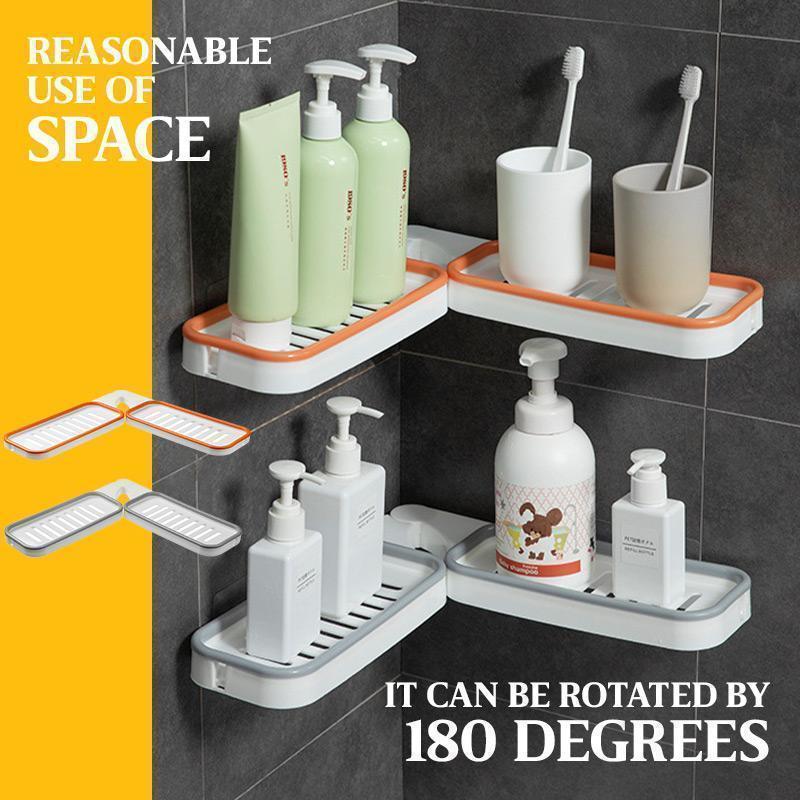 🎁Hot Sale 49% OFF⏳Bathroom Corner Punch-Free Rack