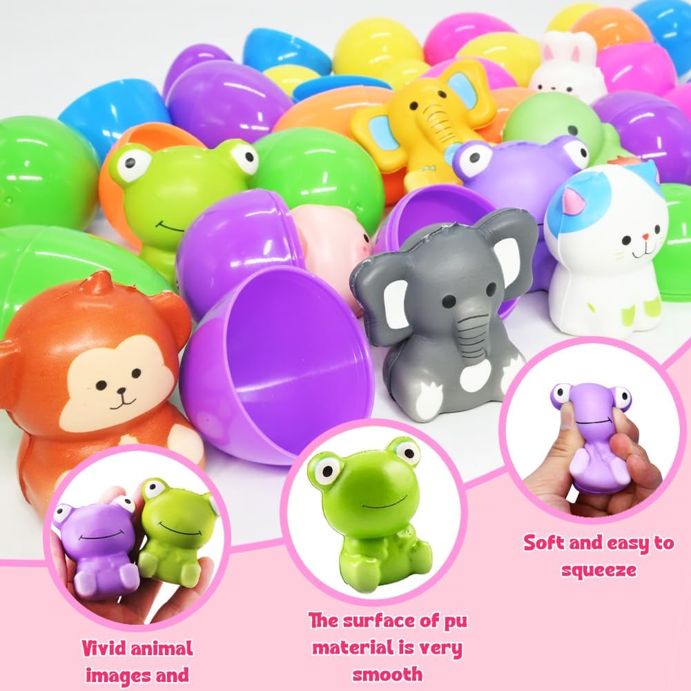 🔥Easter Best Gift 49% OFF-🎁24 PCS Easter Eggs Prefilled Slow Rising Squishy Toys