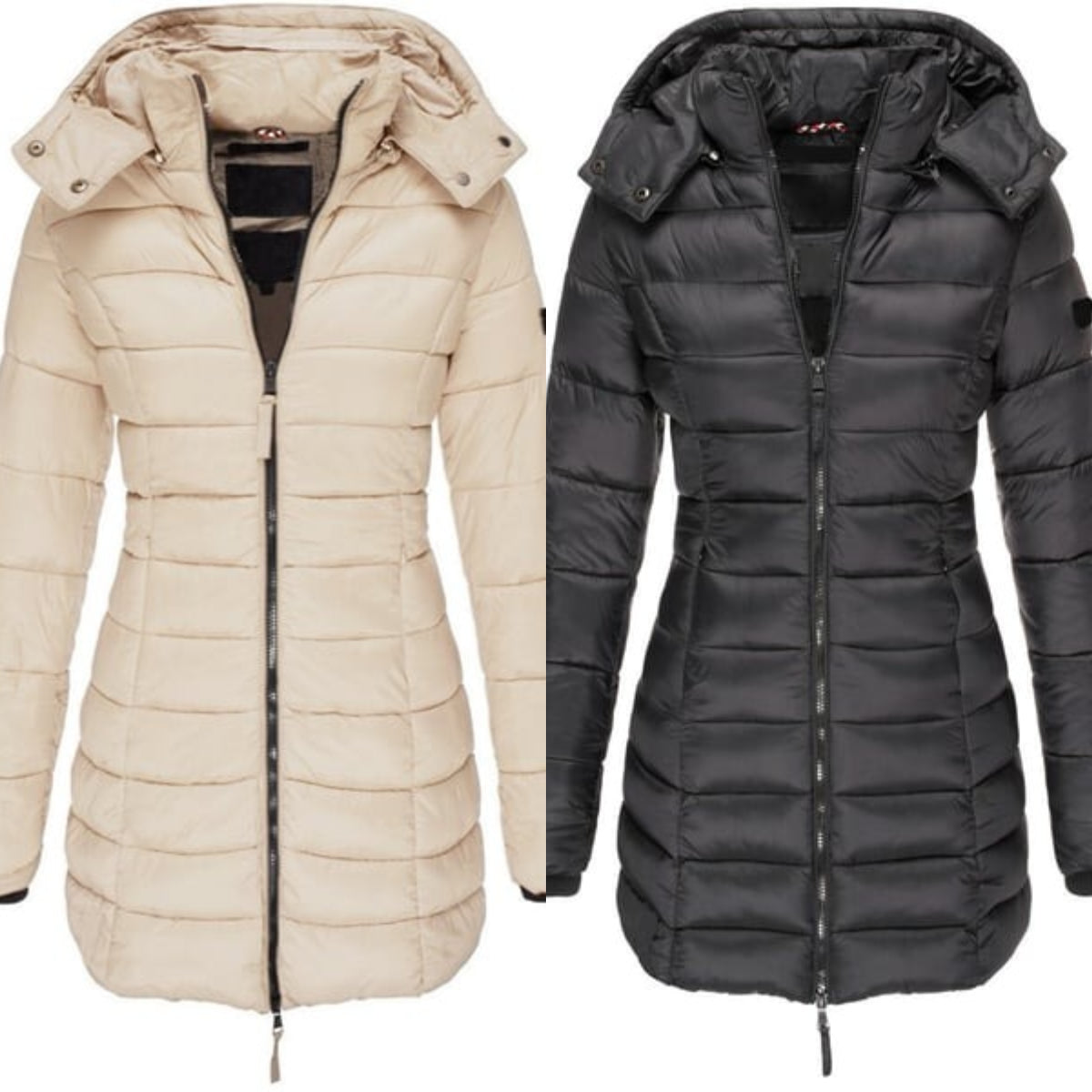 Winter women's mid-length padded jacket warm hooded jacket【FREE SHIPPING】