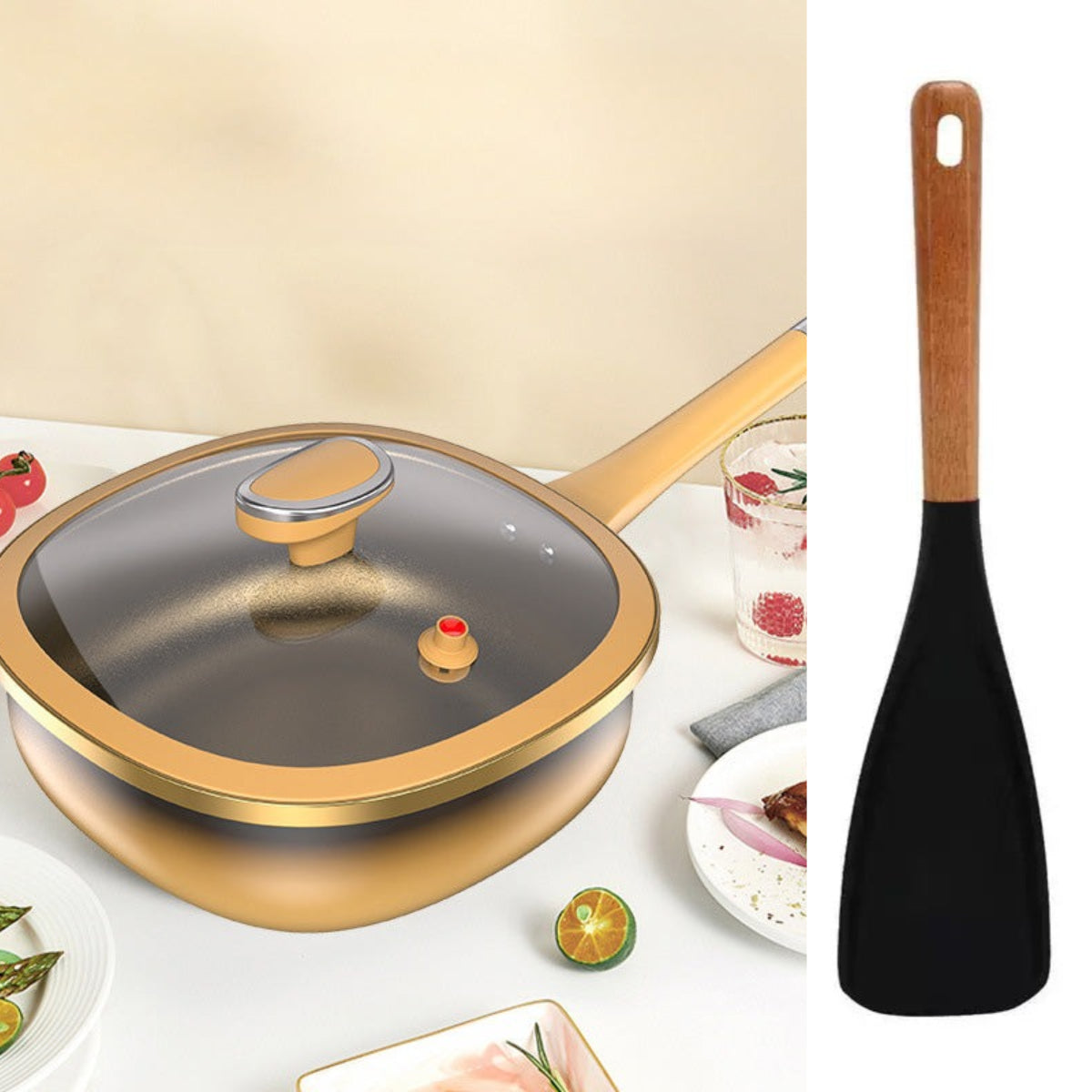 ⏳Limited Time 50% Off⏰12-Inch Titanium Alloy Nonstick Pan--⏳While Supplies Last
