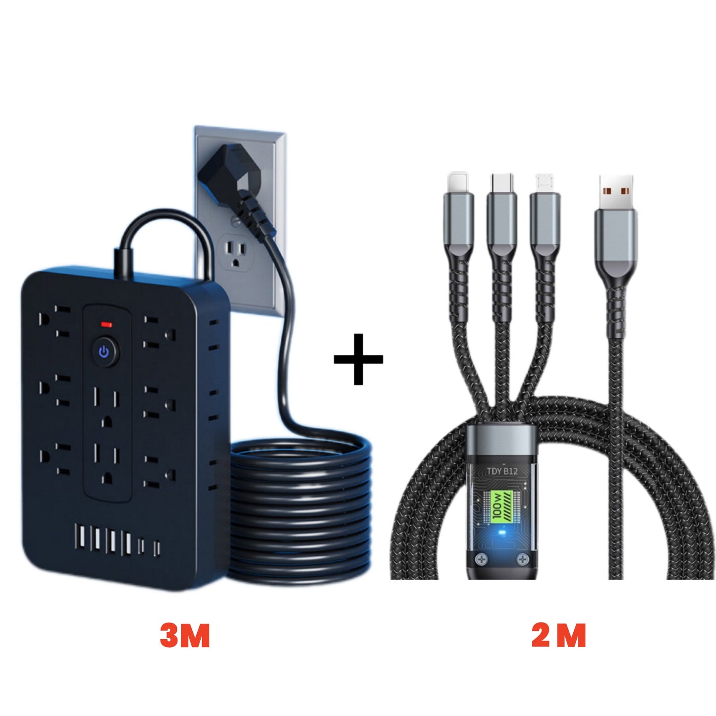 🔥Hot Sale Deals-20-in-1 Power Strip with Overload Protection