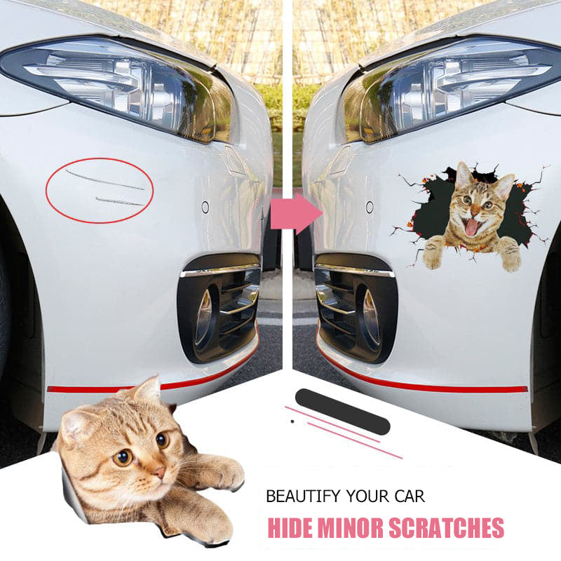 3D Removable Cat and Dog Wall Stickers
