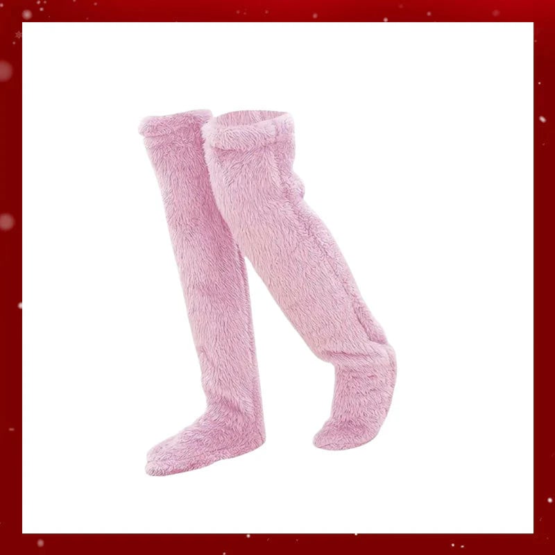 ⚡Flash Sale🏆#1 Best Seller ⏰ 💕Velvety Fleece Knee Socks For Christmas❄️🎅