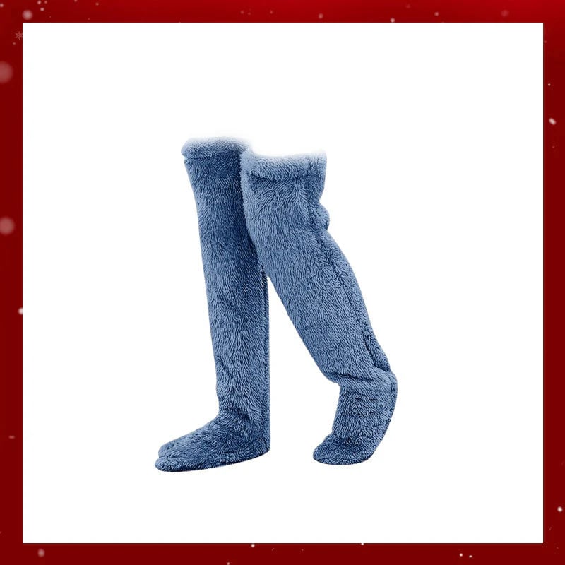 ⚡Flash Sale🏆#1 Best Seller ⏰ 💕Velvety Fleece Knee Socks For Christmas❄️🎅