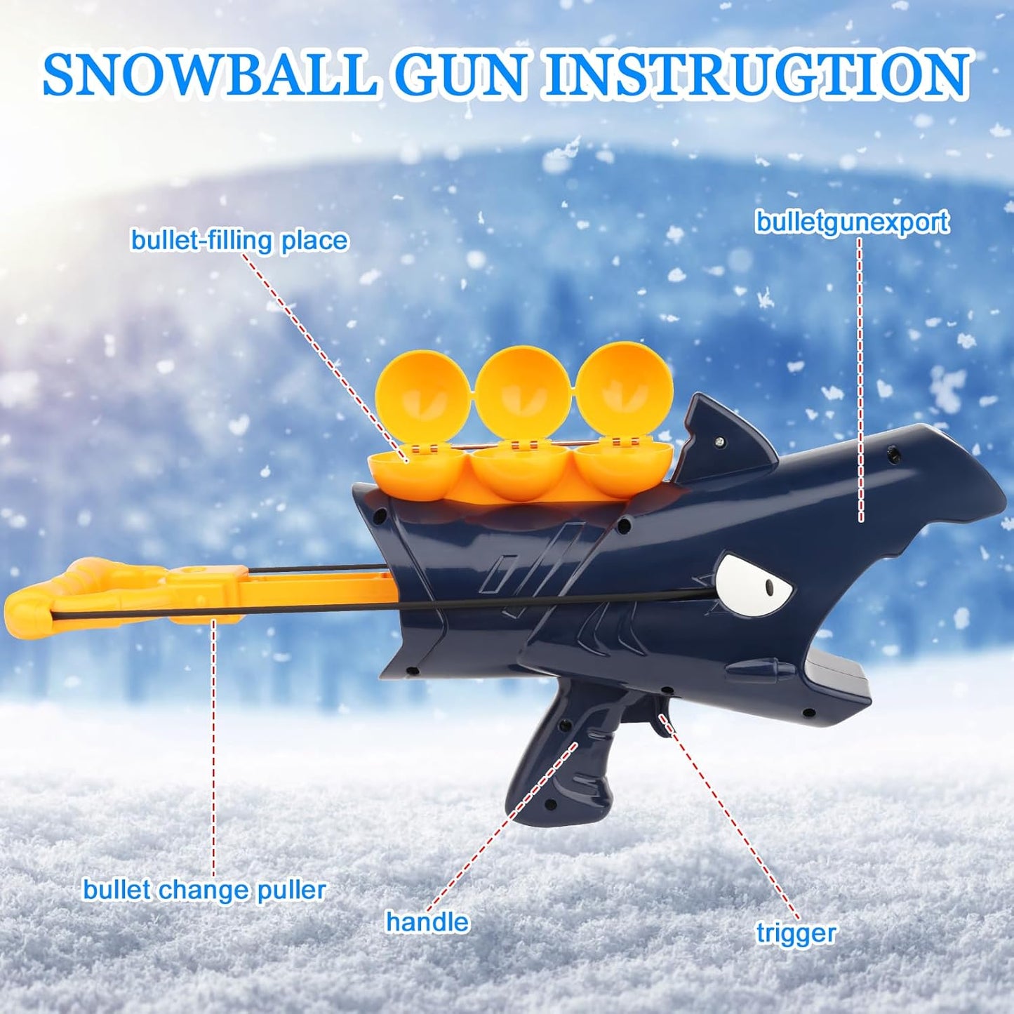 š„This Week's Special Offer 49% OFF -2025 Shark Snowball Launcher