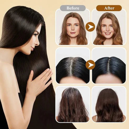 Summer Promotion 59% OFF✨Japanese Long Lasting Natural Hair Dye Shampoo🔥FREE Hair dye tool🎁
