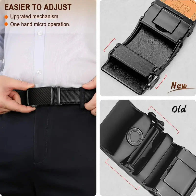 ✨️Limited-time offer: 50% off🎁 Leather Ratchet Belt With Adjustable Buckle💼