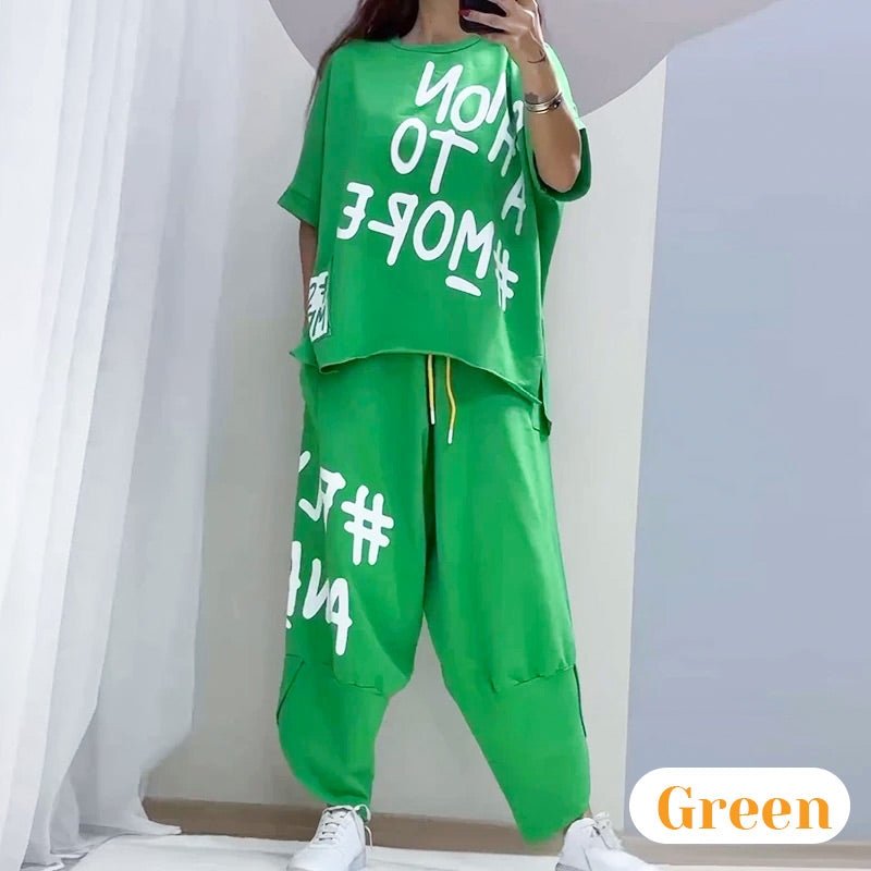 ⏳Time-limited Special⏰Casual T-Shirt Two Piece Set