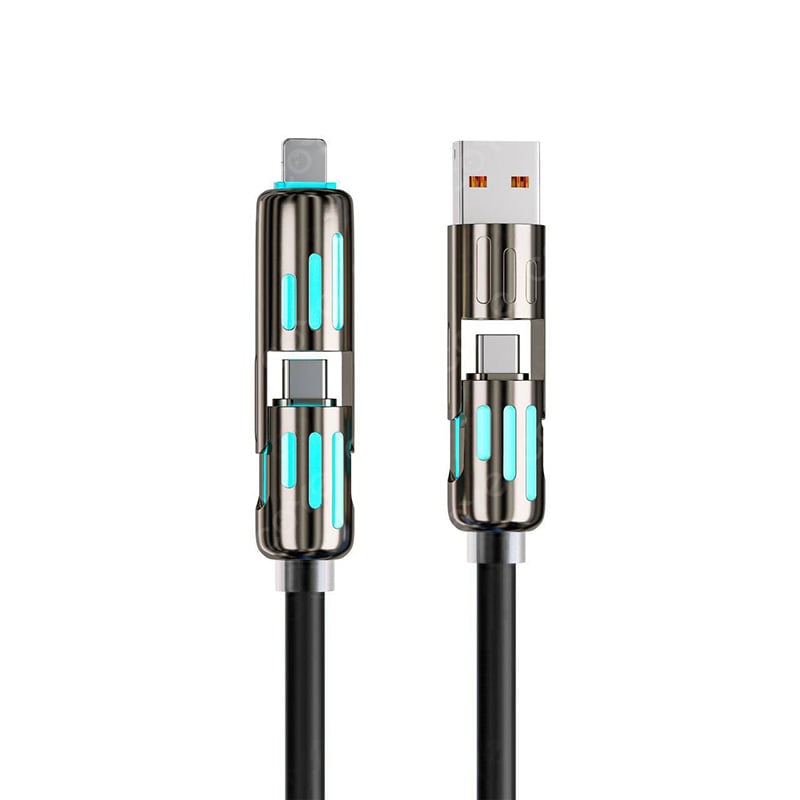 đBuy 2 Get 1 FreeđČ240WâĄ4-in-1 High-Speed Transfer Fast Charging Cable