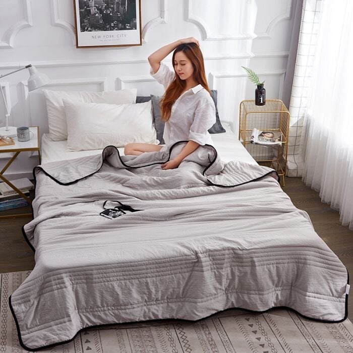 šš¤The Secret to a Sleep Peacefully In Summer - Ice Cooling Calming Blanket