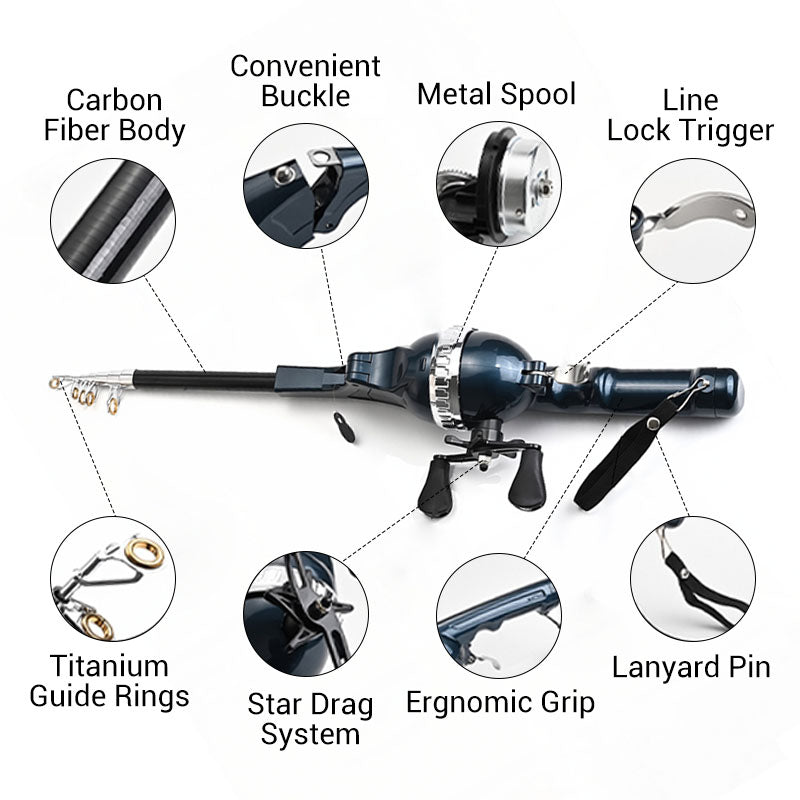 🔥Limited-time 50% off-Foldable Fishing Rod
