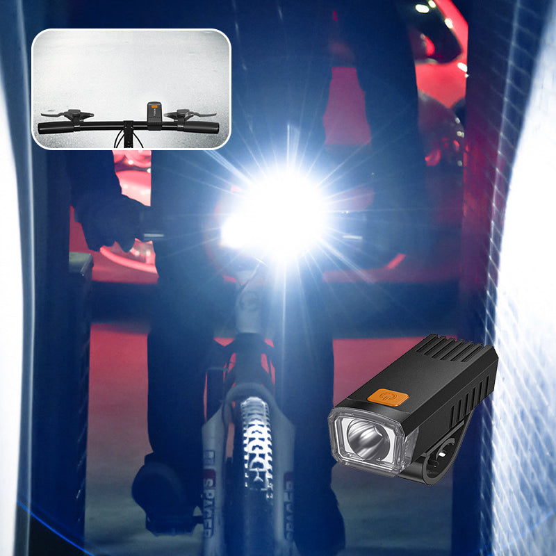 💥 BUY 1 GET 1 FREE! 🚴♂️ LED Waterproof Rechargeable Bike Headlight with Clip – Bright & Durable ✨