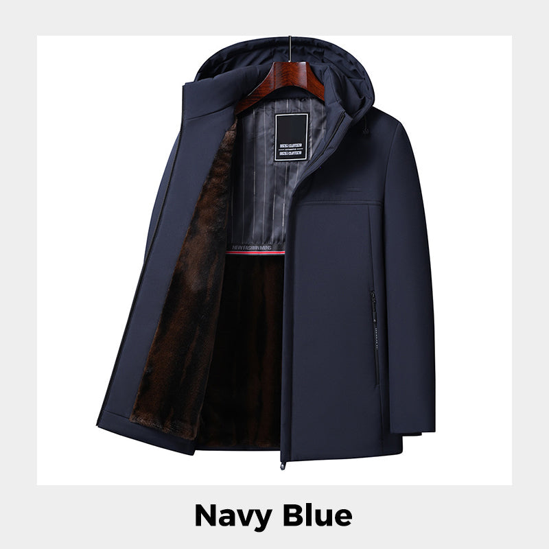 🔥Warm Gift🔥Men’s Thermal Thick Hooded Parka Coat