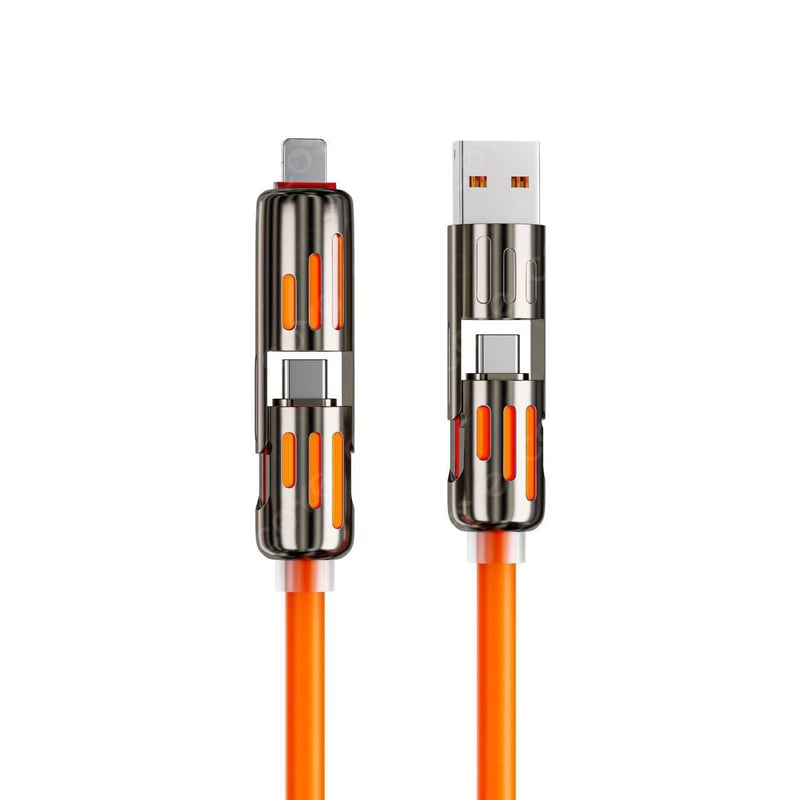 đBuy 2 Get 1 FreeđČ240WâĄ4-in-1 High-Speed Transfer Fast Charging Cable