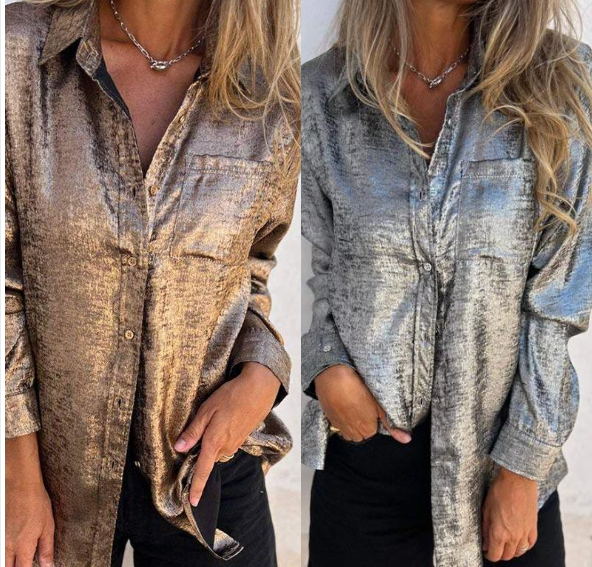 📣✨Casual Fashionable Lapel Shirt for Women