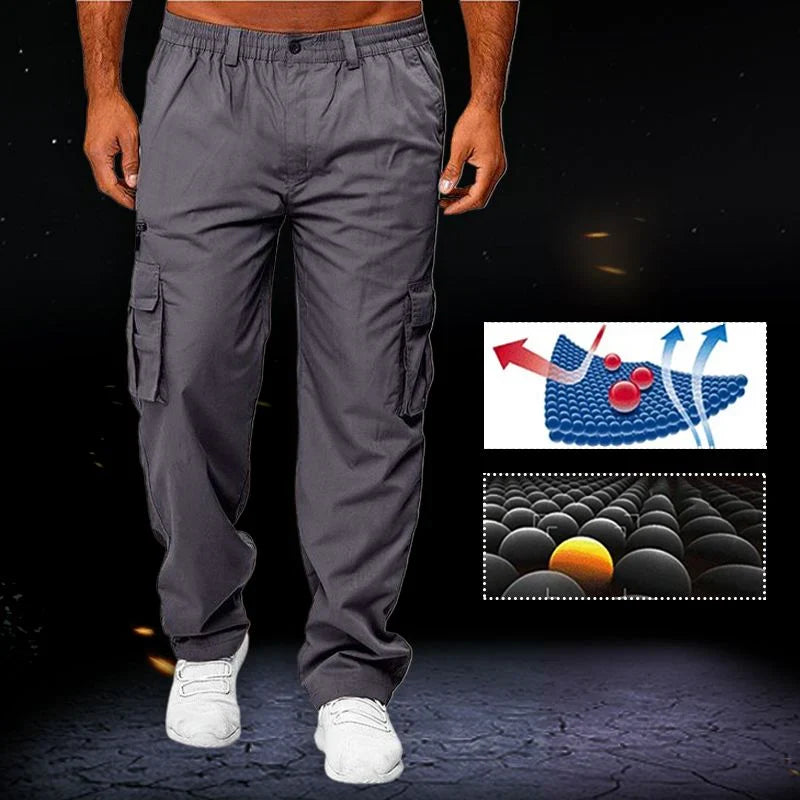 ๐ 59% OFF NOW! ๐งต Men's Multi-Pocket Relaxed Fit Cargo Pants โ Durable & breathable โ Perfect for work, hiking or everyday wear โ practical and comfortable ๐ฟโจ