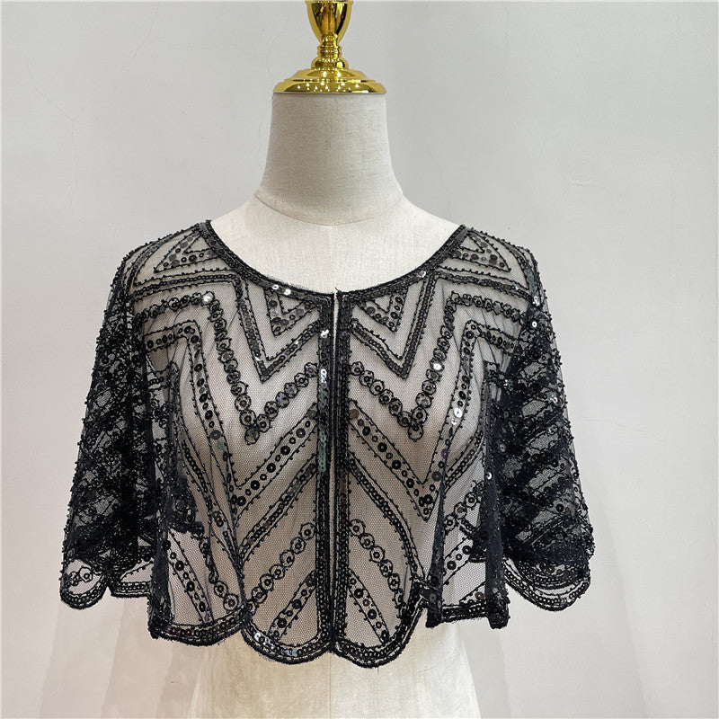 🔥Buy 2 items and get 15% off🔥 Vintage Lace Beaded Shawl