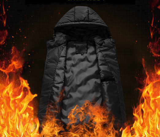 š§„ Menās Slim-Fit Hooded Waistcoat - Sleeveless Front-Zip Gilet, Cozy