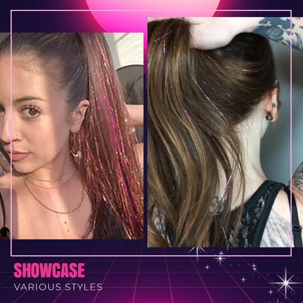 ❄️ Summer Specials – Full Set of 16 Glitter Satin Hair Accessories (Half Price!) ✨