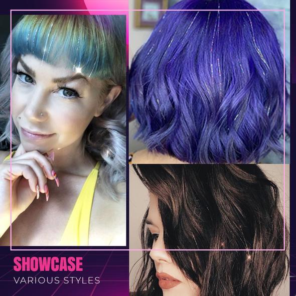 ❄️ Summer Specials – Full Set of 16 Glitter Satin Hair Accessories (Half Price!) ✨
