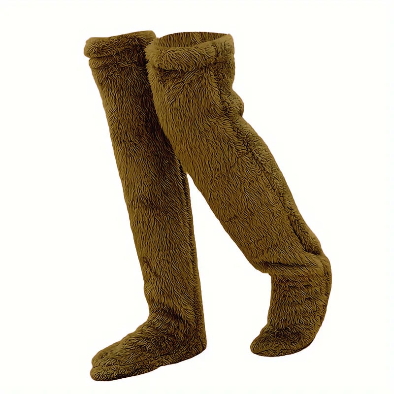 ⚡Flash Sale🏆#1 Best Seller ⏰ 💕Velvety Fleece Knee Socks For Christmas❄️🎅