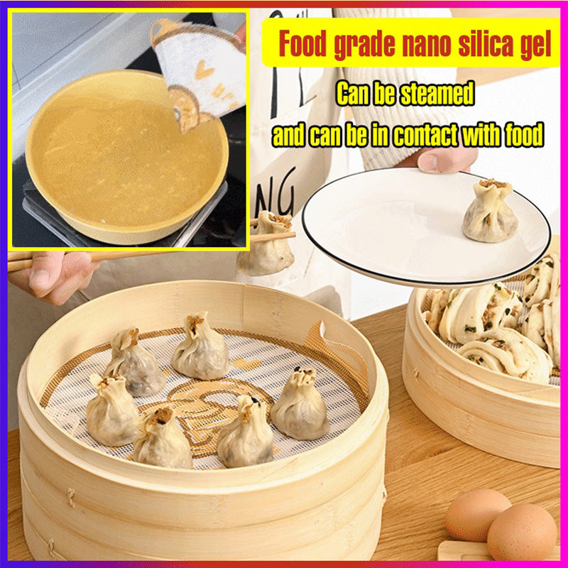 Cute Silicone Non-stick Steamer Mat
