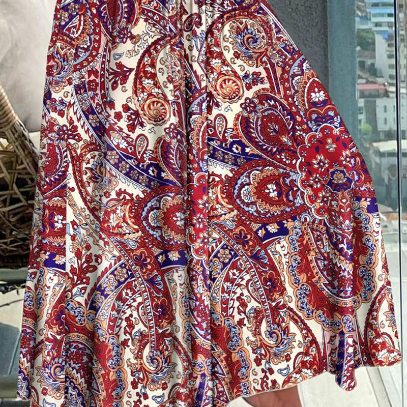 š„2025 New Arrivalš„ casual fashion floral skirt with half body