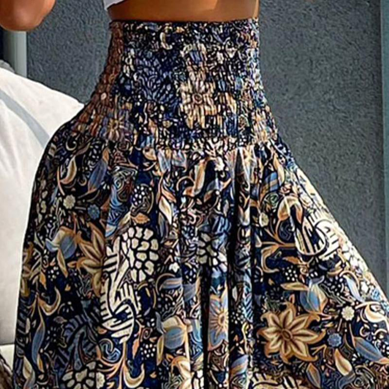 š„2025 New Arrivalš„ casual fashion floral skirt with half body