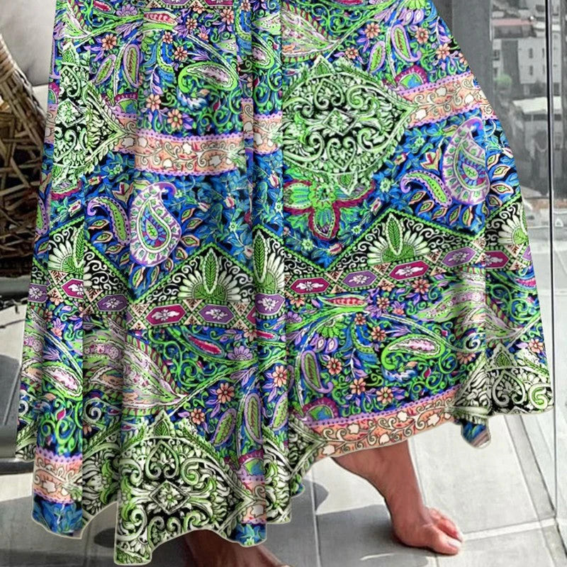 š„2025 New Arrivalš„ casual fashion floral skirt with half body