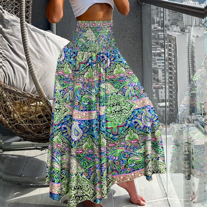 š„2025 New Arrivalš„ casual fashion floral skirt with half body