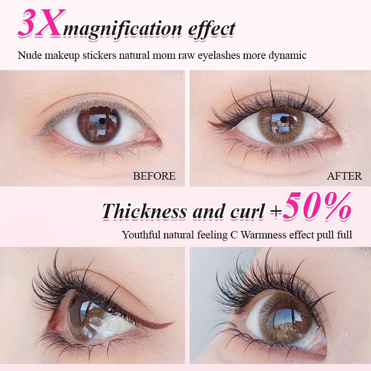 🥳Buy More Save More🎉Waterproof Glue-free Realistic False Eyelashes