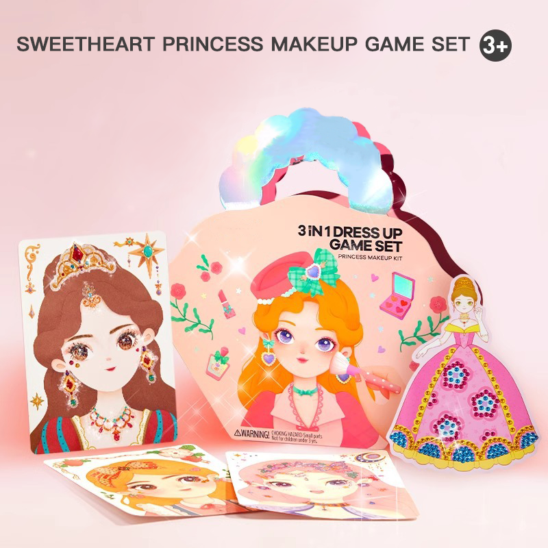 🔥Hot Sale 49% OFF💅Upgraded Girls' Fav.💝Fantasy 3 In 1 Make Up Game Set🎁Buy 2 Save £5&Free Shipping
