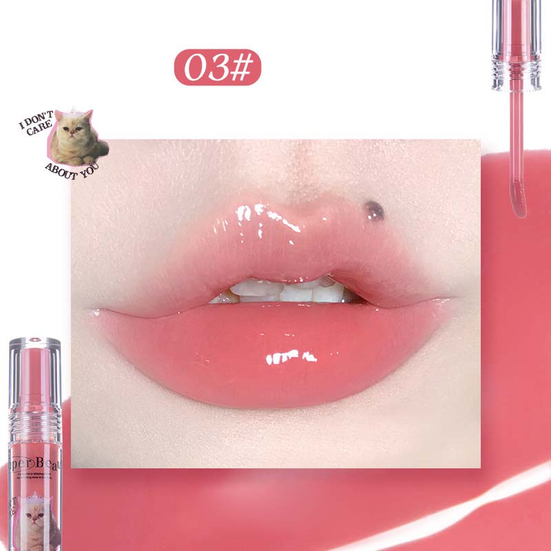 Cute Cat Jelly Lip Glaze for Women Girls