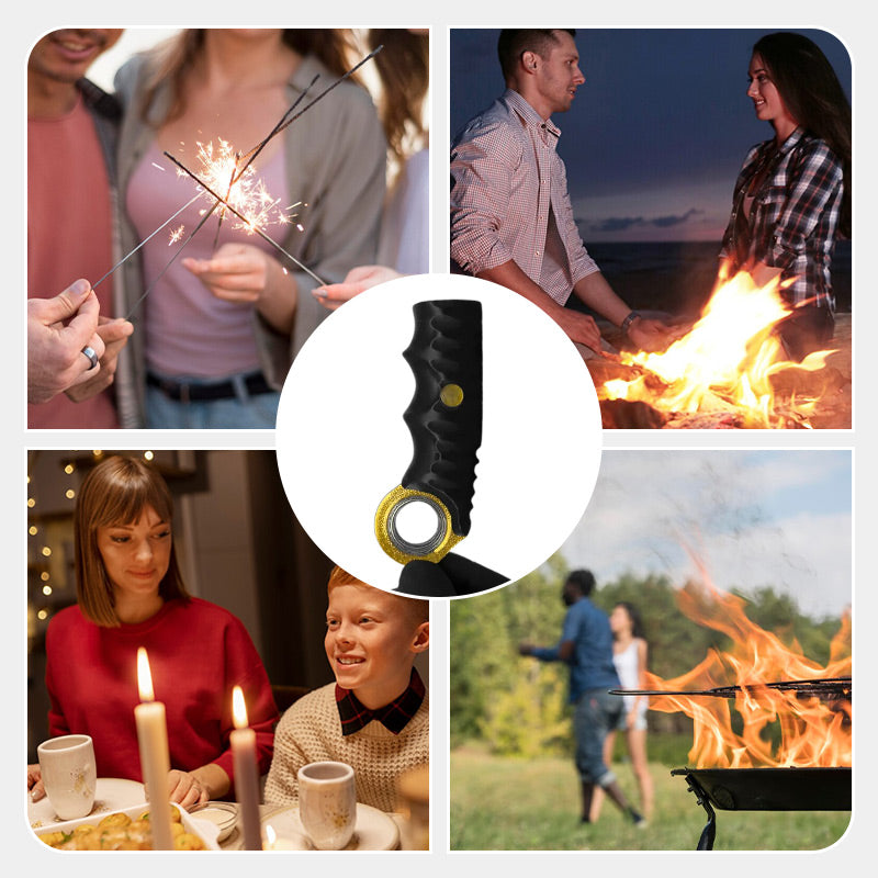 Creative Spinner Lighter Case with Ring