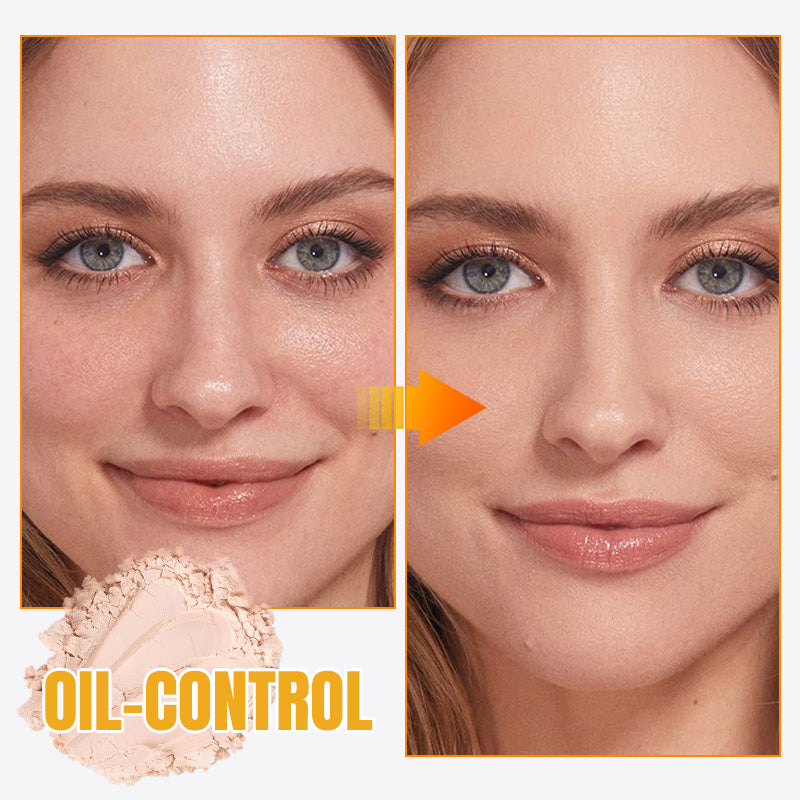 Lightweight Oil-Control Waterproof Sun-protection Setting Powder