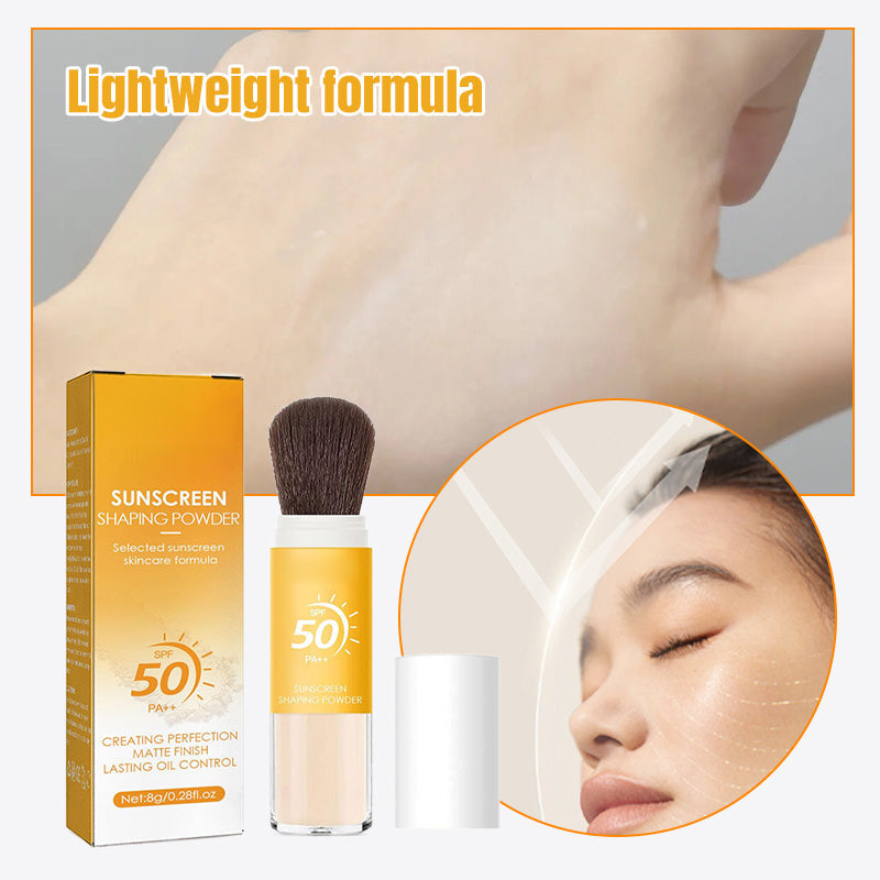 Lightweight Oil-Control Waterproof Sun-protection Setting Powder