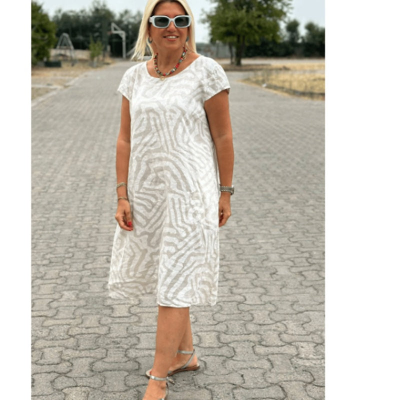 Boho Vintage Casual Printed Dress💃