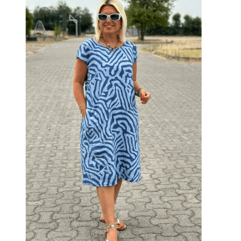Boho Vintage Casual Printed Dress💃