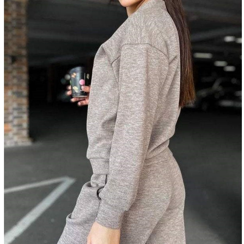 🌷Hot SALE 50% OFF🔥Women's Knitted Buttoned Jacket and Pants Two-piece Set